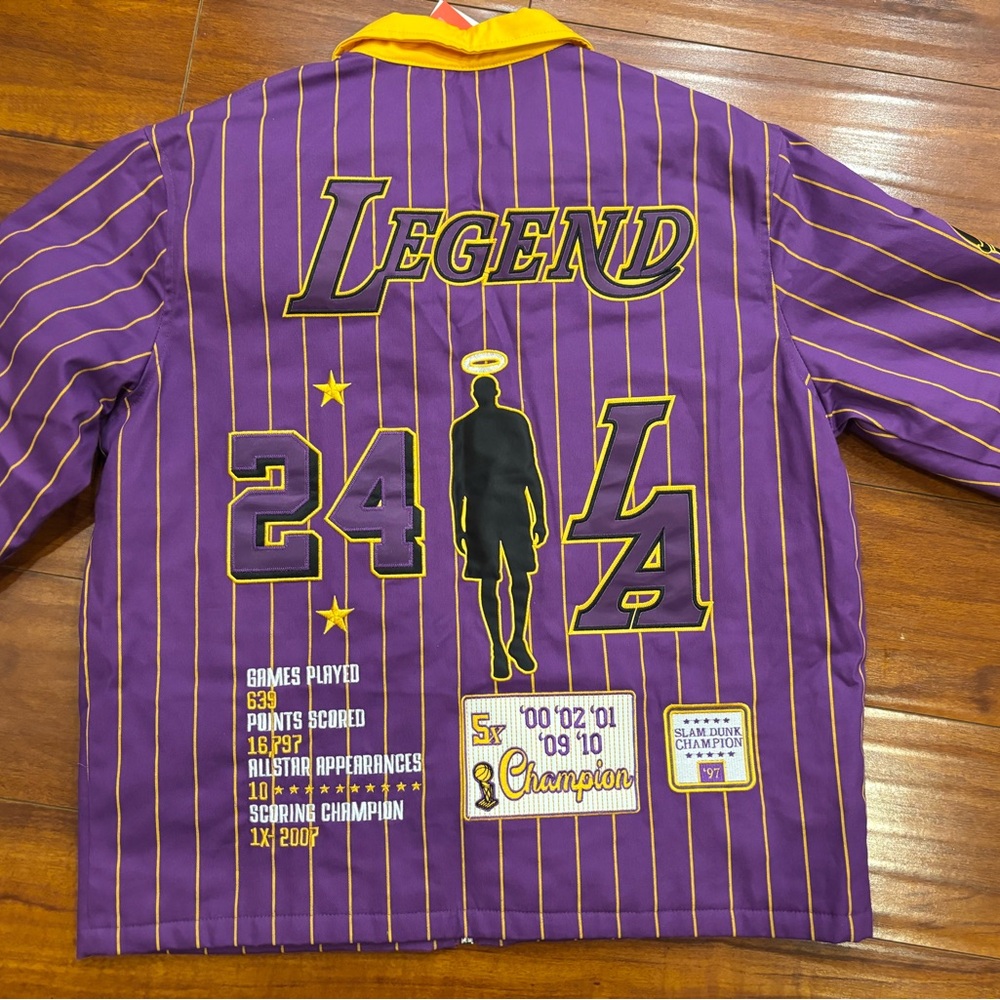 Mamba Stripe Work Jacket - Legend Kobe Bryant
